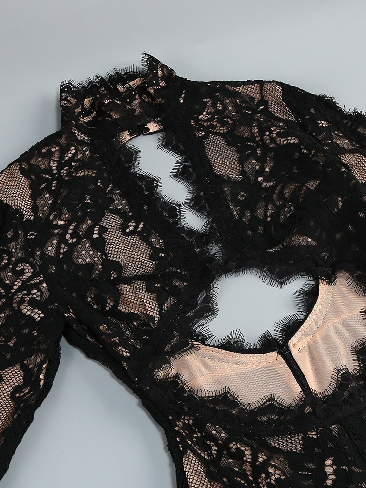 Abendkleid im Spitze