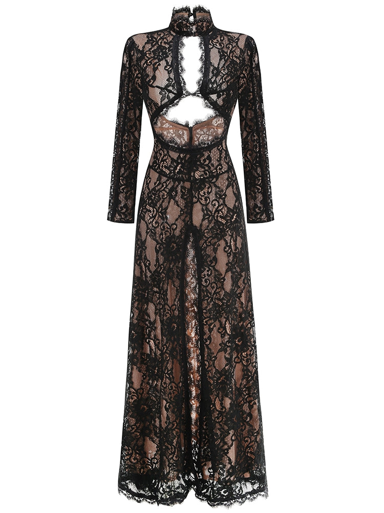 Abendkleid im Spitze