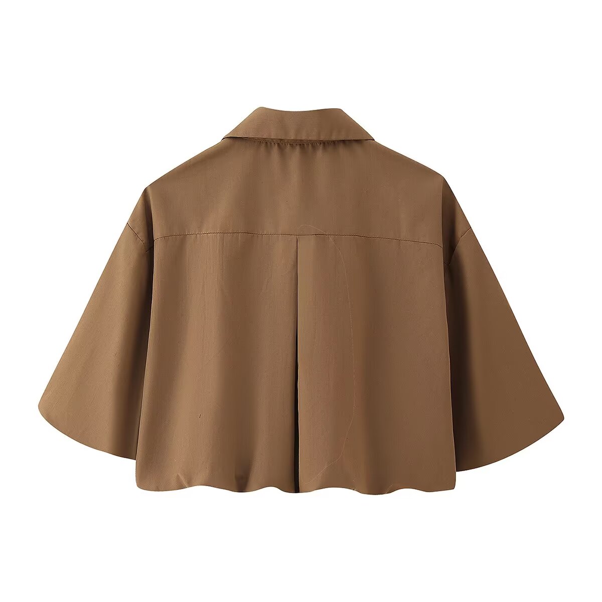 SOHO CHIC  SET – Cropped Capelet Jacket & Midi Skirt