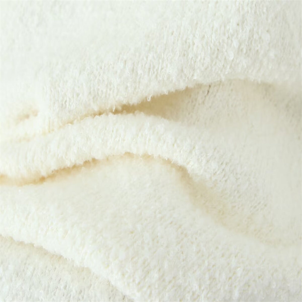 CLOUD NINE" KNIT SET – V-Neck Sweater & Midi Skirt