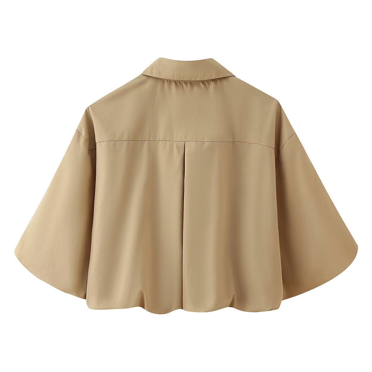 SOHO CHIC  SET – Cropped Capelet Jacket & Midi Skirt