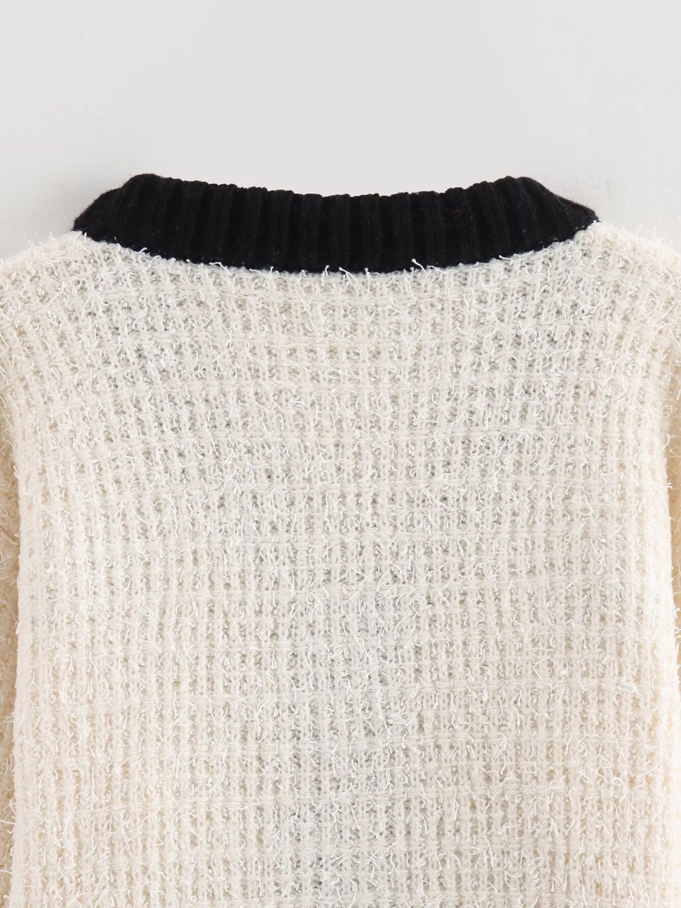 MONOCHROME CHIC KNIT SET – Cardigan & Mini Skirt