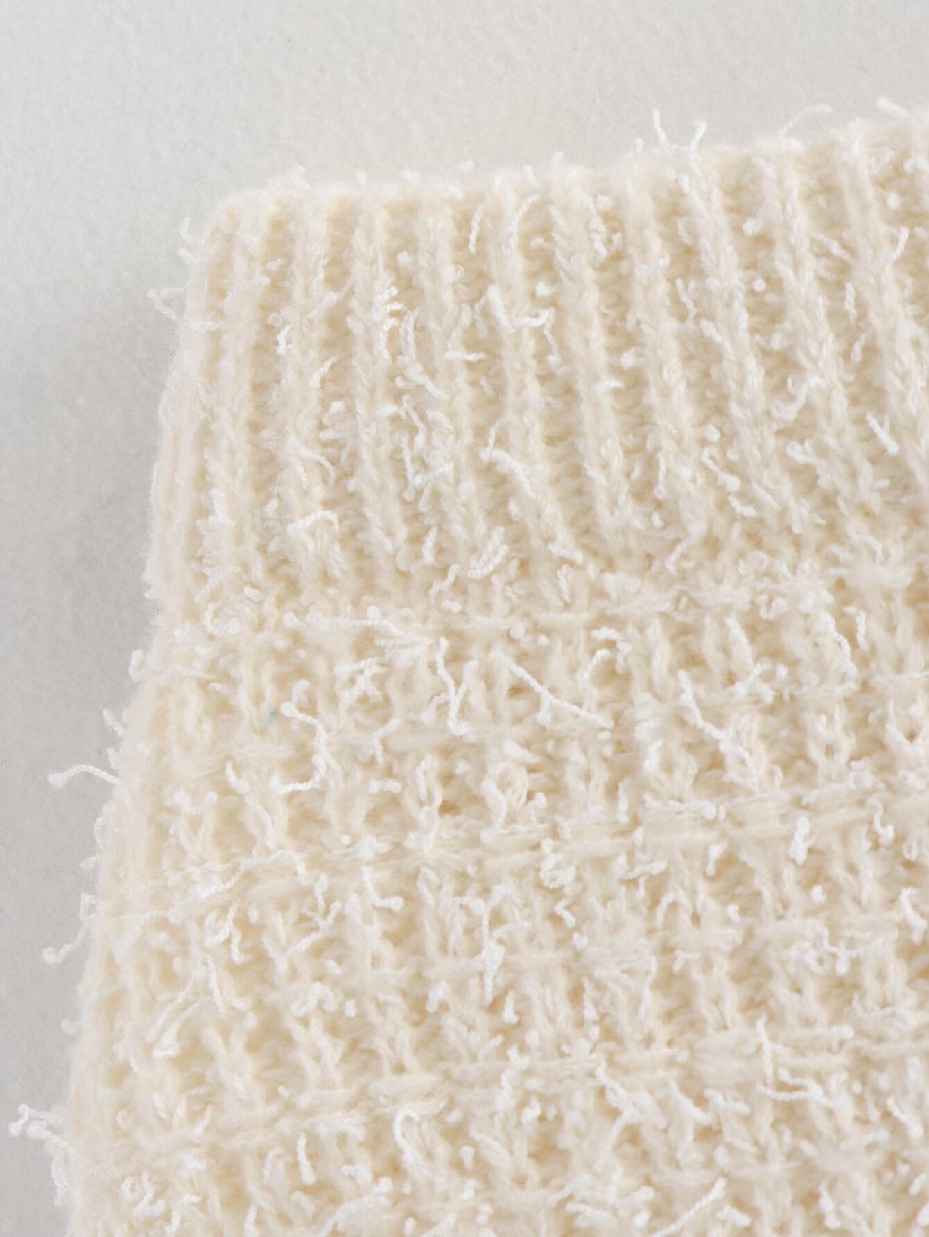 MONOCHROME CHIC KNIT SET – Cardigan & Mini Skirt