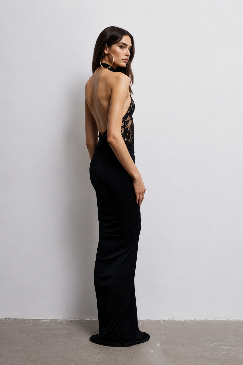 Nora Abendkleid – Elegantes Spitzen-Maxikleid