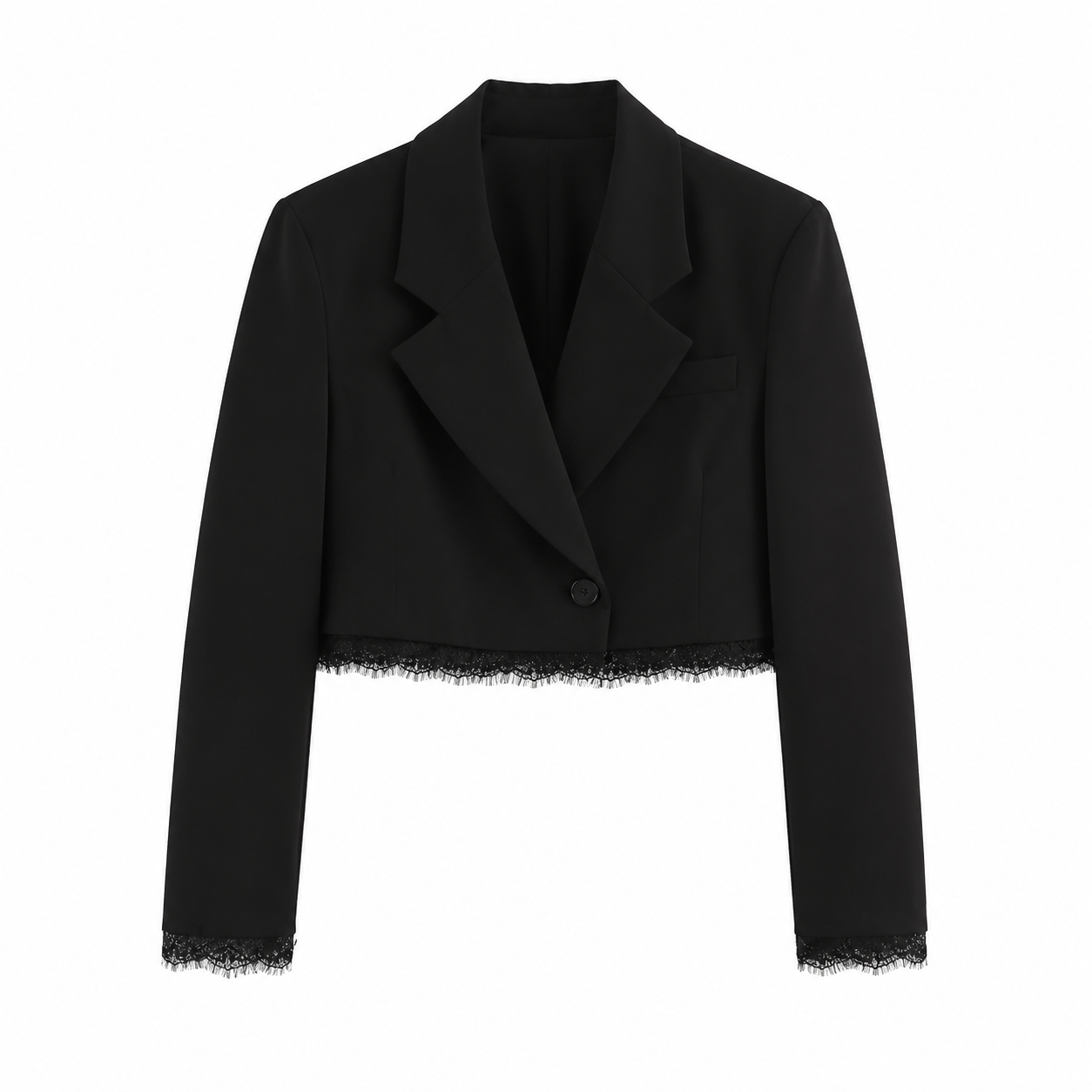 Celina Set – Elegantes Blazer & Shorts Set mit Spitze