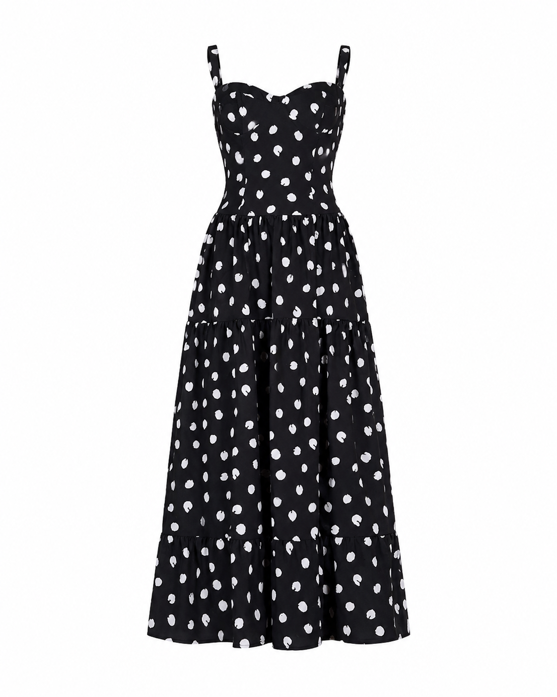 Lily Kleid – Elegantes Sommerkleid in Weiß mit tailliertem Schnitt und V-Ausschnitt