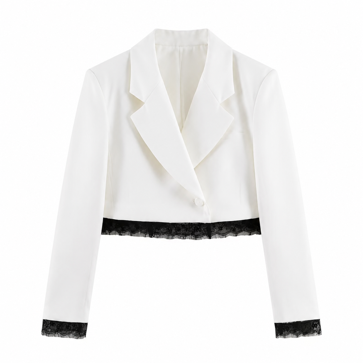 Celina Set – Elegantes Blazer & Shorts Set mit Spitze