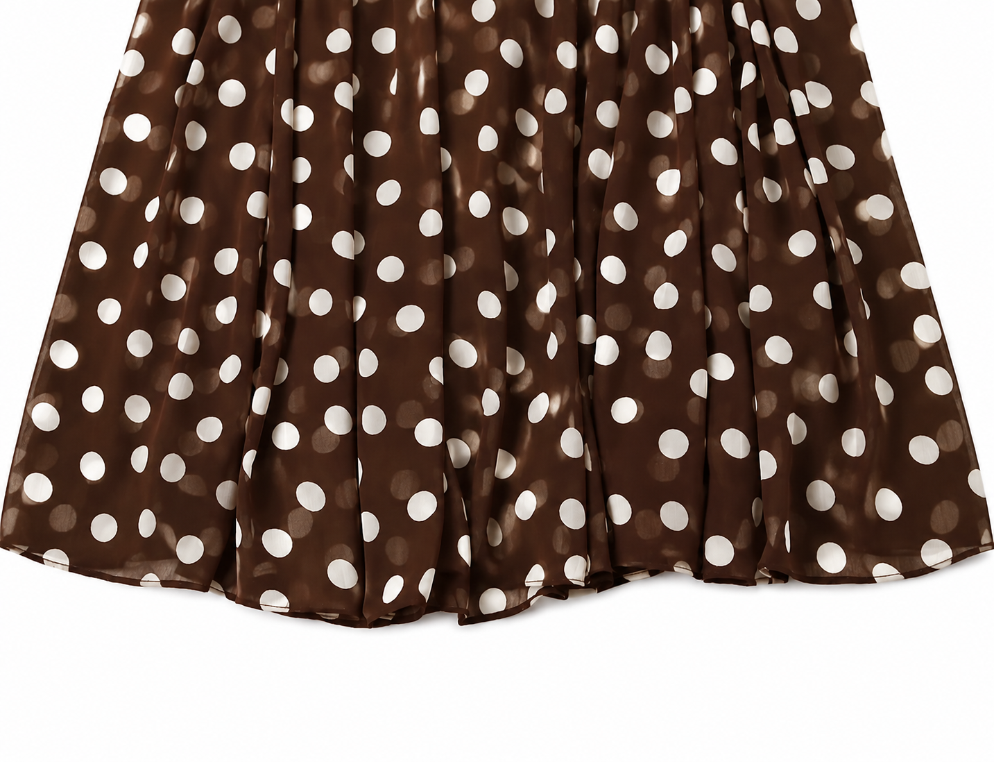Cocoa Dot Kleid – Elegantes Damenkleid mit Polka Dots