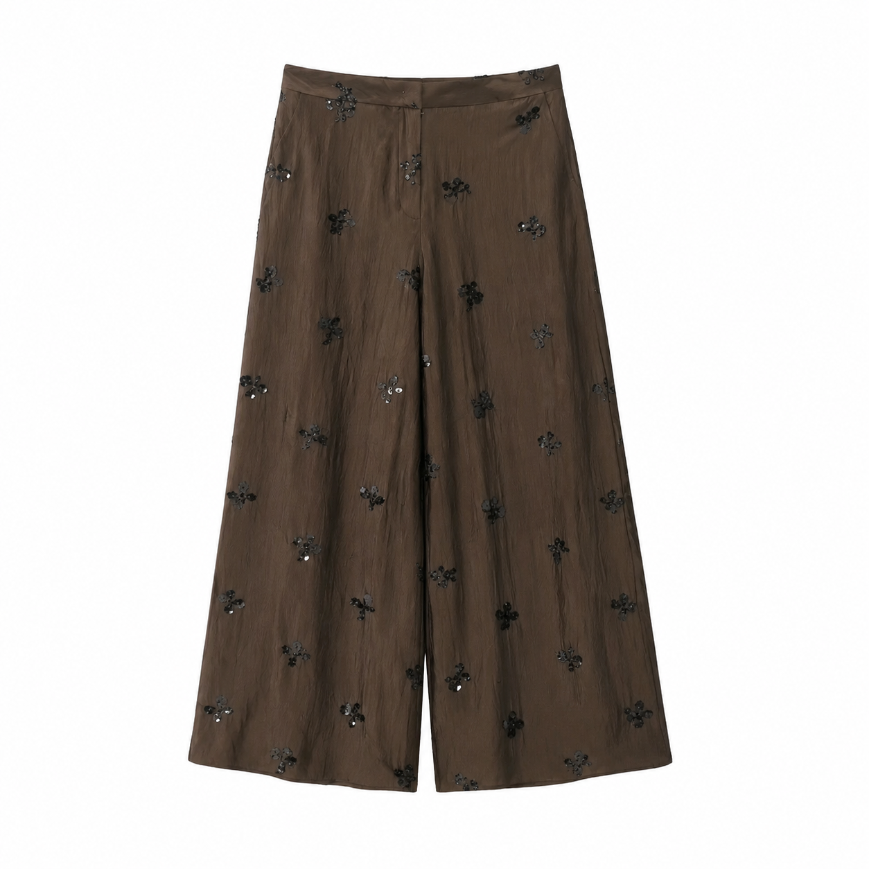 Mocha Bloom Set – Elegantes Damen Zweiteiler Set in Braun