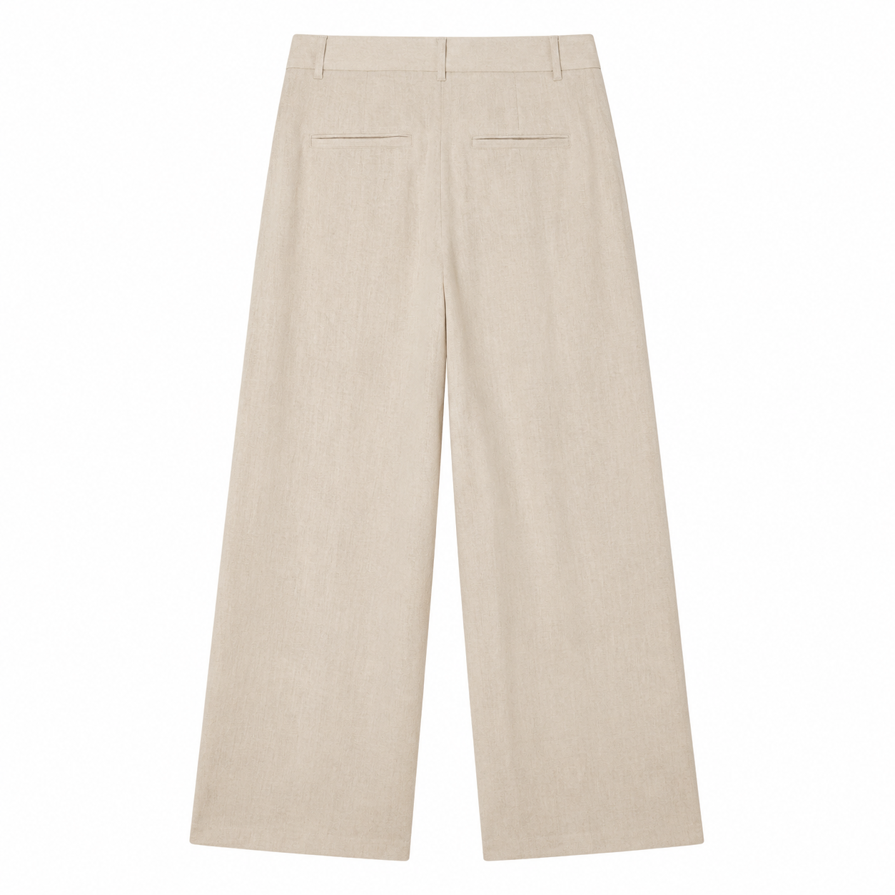 Amber Linen Chic Set – Eleganter Damen Hosenanzug in Beige