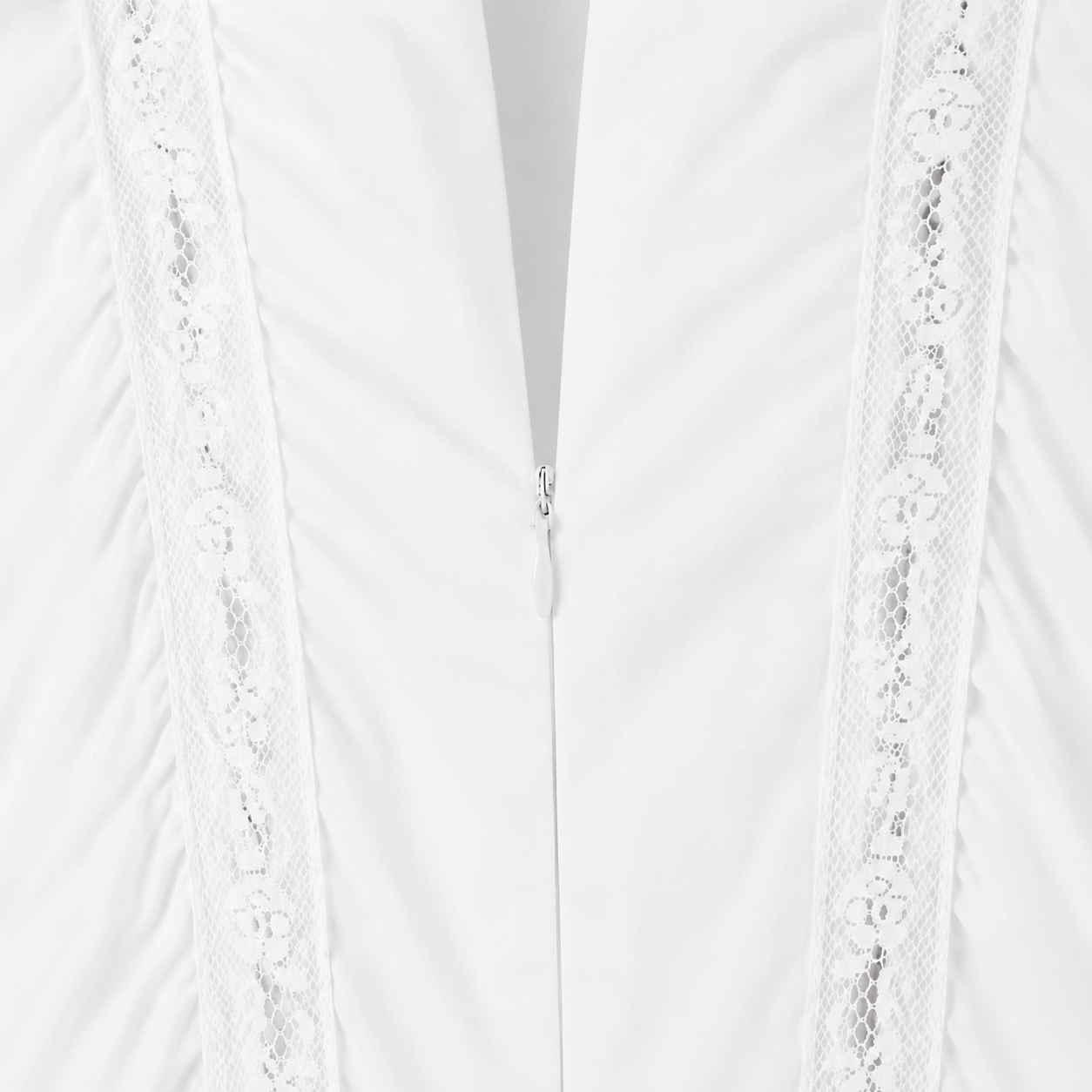 Marina Kleid – Elegantes Midi-Kleid in Weiß mit Spitzen-Details und tailliertem Schnitt