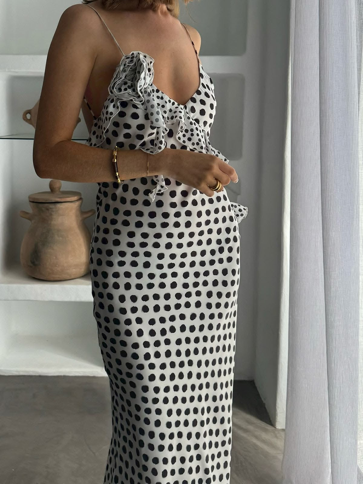 Rosa Kleid Dot – Elegantes Damenkleid