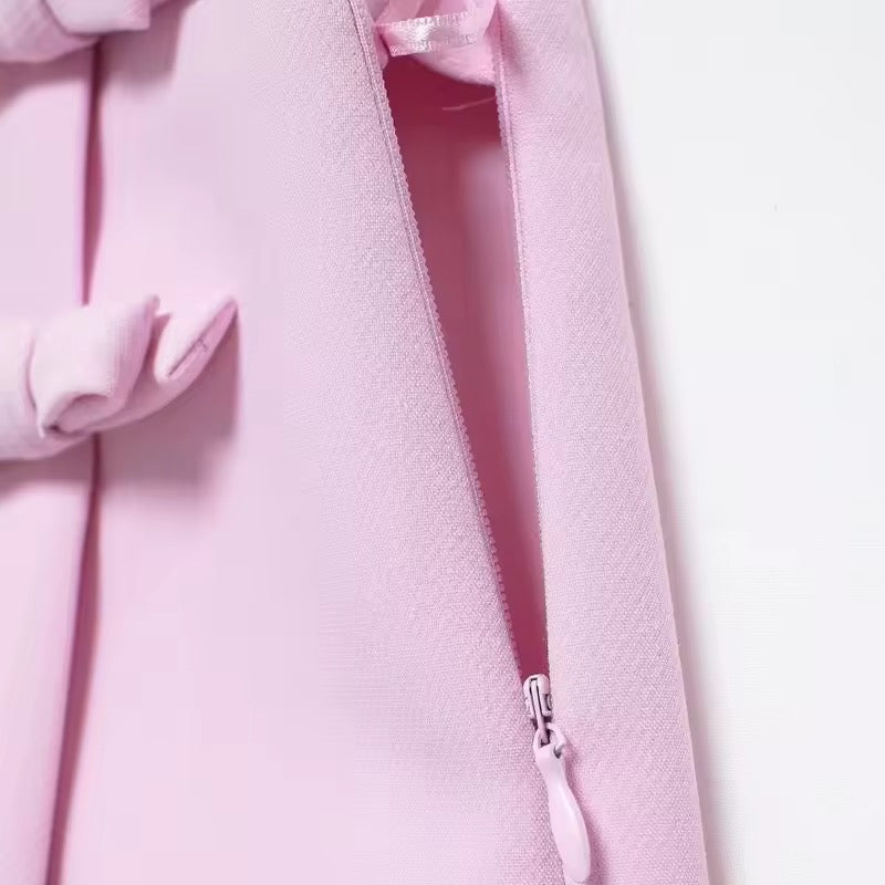 Elisé Bow Set – Feminines Damen Zweiteiler Set mit Schleifen Details