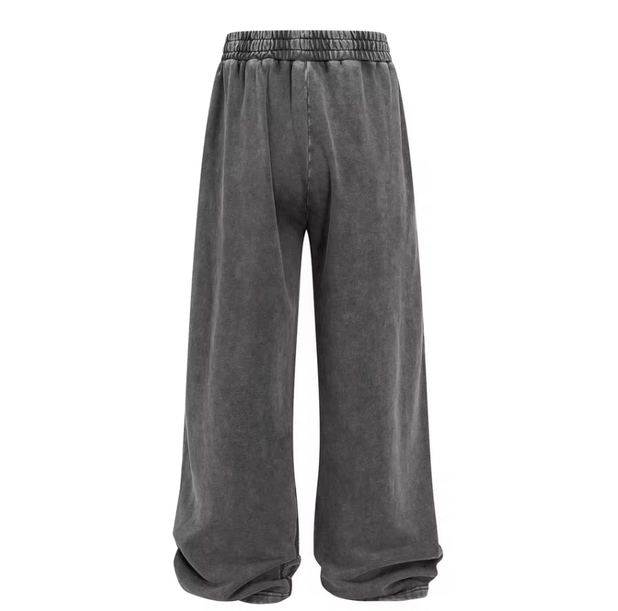 Hosen mit weitem Bein und Kordelzug